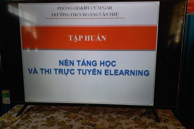 TẬP HUẤN PHẦN MỀM HỌC VÀ THI TRỰC TUYẾN ELEARNING