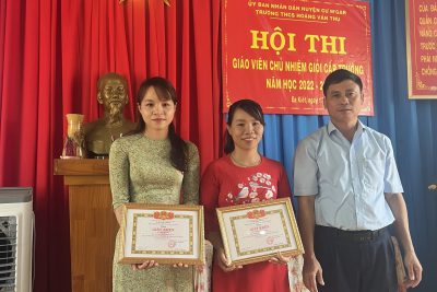 Lễ tổng kết hội thi giáo viên chủ nhiệm lớp giỏi cấp trường, năm học 2022 – 2023