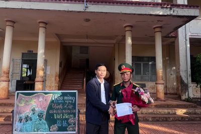 LẬP THÀNH TÍCH CHÀO MỪNG NGÀY THÀNH LẬP QUÂN ĐỘI NHÂN DÂN VIỆT NAM 22/12